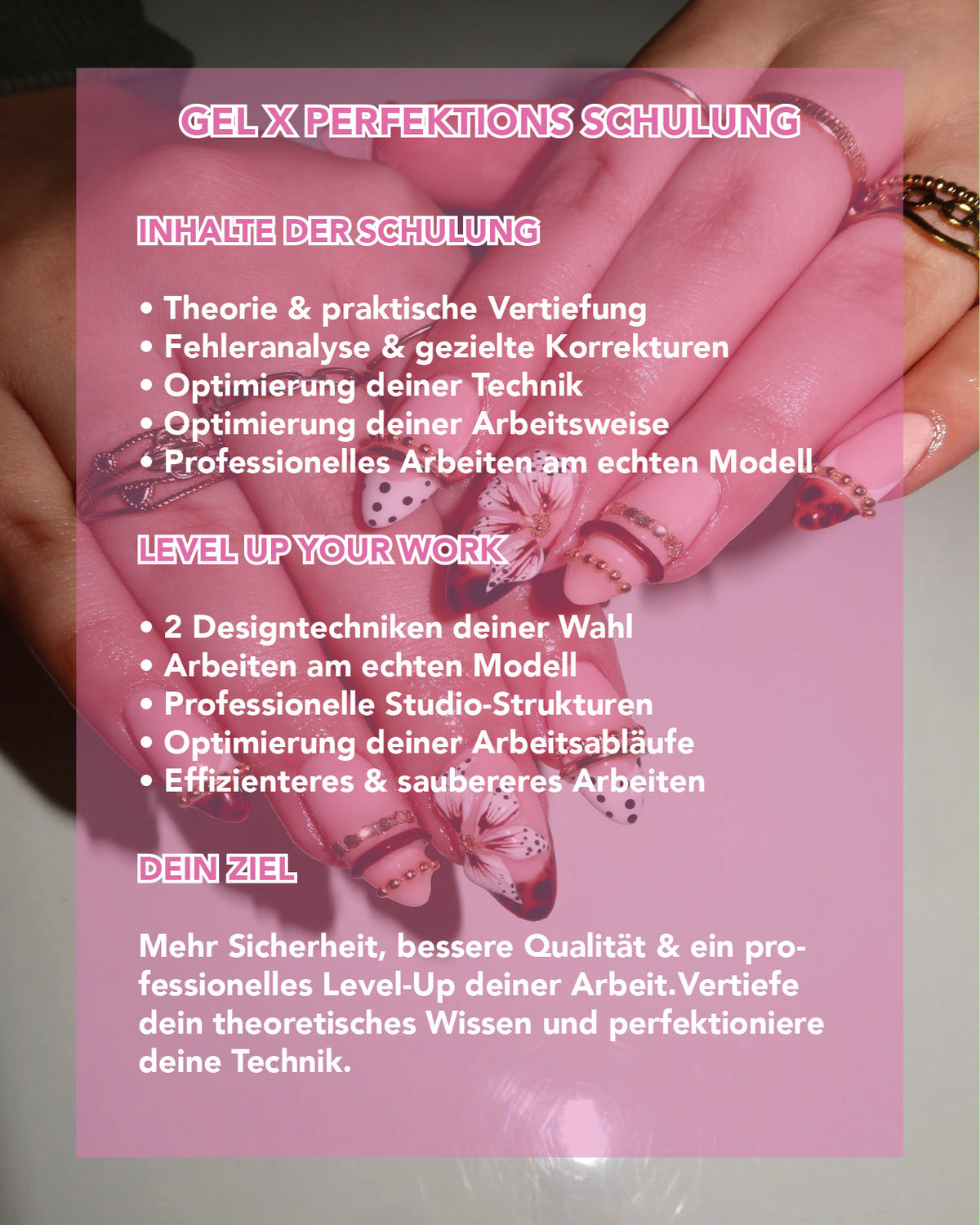 Gel X Perfektions Schulung (3Tage)